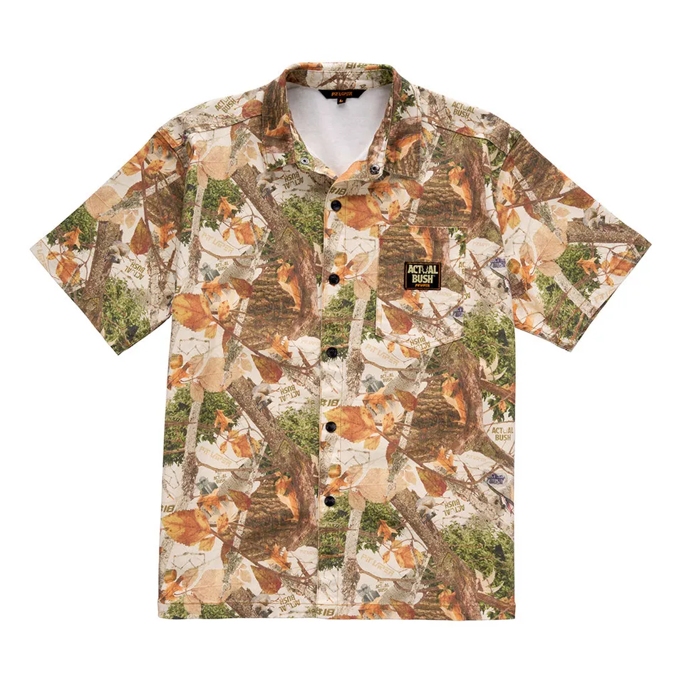 pit-viper-actualbush-sport-denim-button-up-stretchy-performance-shirt image 1