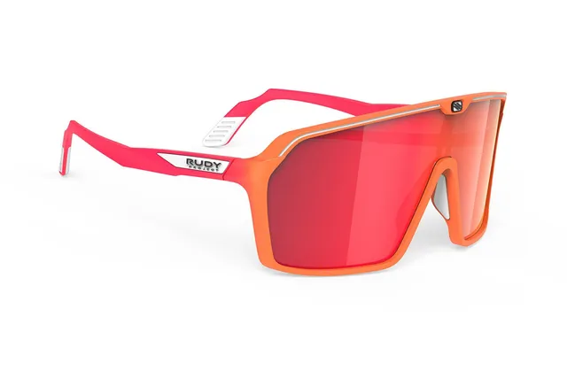 rudy-project-spinshield-mandarin-fade-coral-matte-sunglasses-multilaser-red-lens image 1