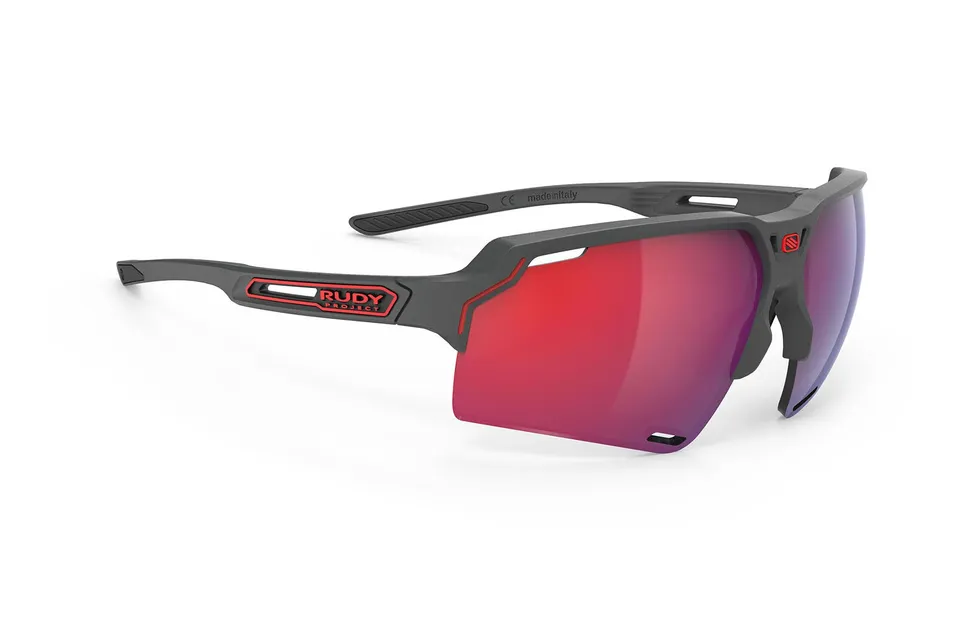 rudy-project-deltabeat-sunglasses-charcoal-matte-with-rilsan-clear-frame image 1