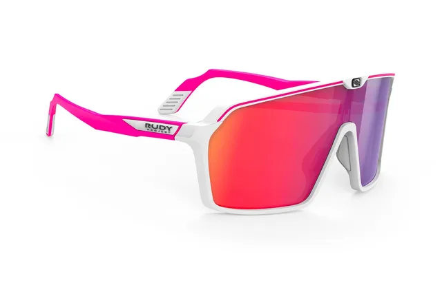 rudy-project-spinshield-performance-running-and-cycling-sunglasses-white-pink-fl image 1