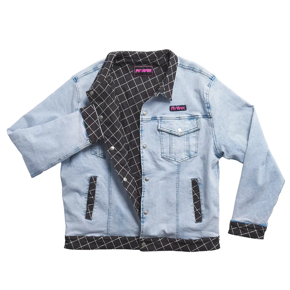 pit-viper-surge-matrix-sport-denim-reversible-jacket image 1