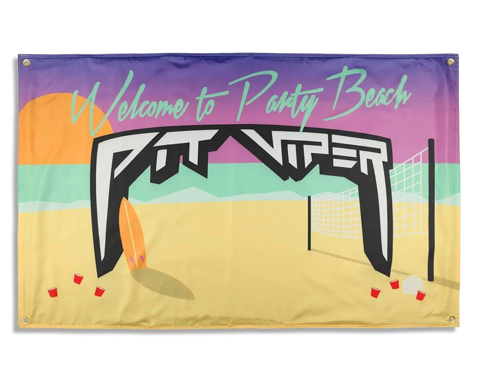 pit-viper-party-beach-flag-3x5-ft image 1
