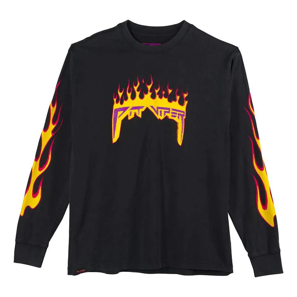pit-viper-combustion-long-sleeve-tee-premium-cotton-graphic-shirt image 1