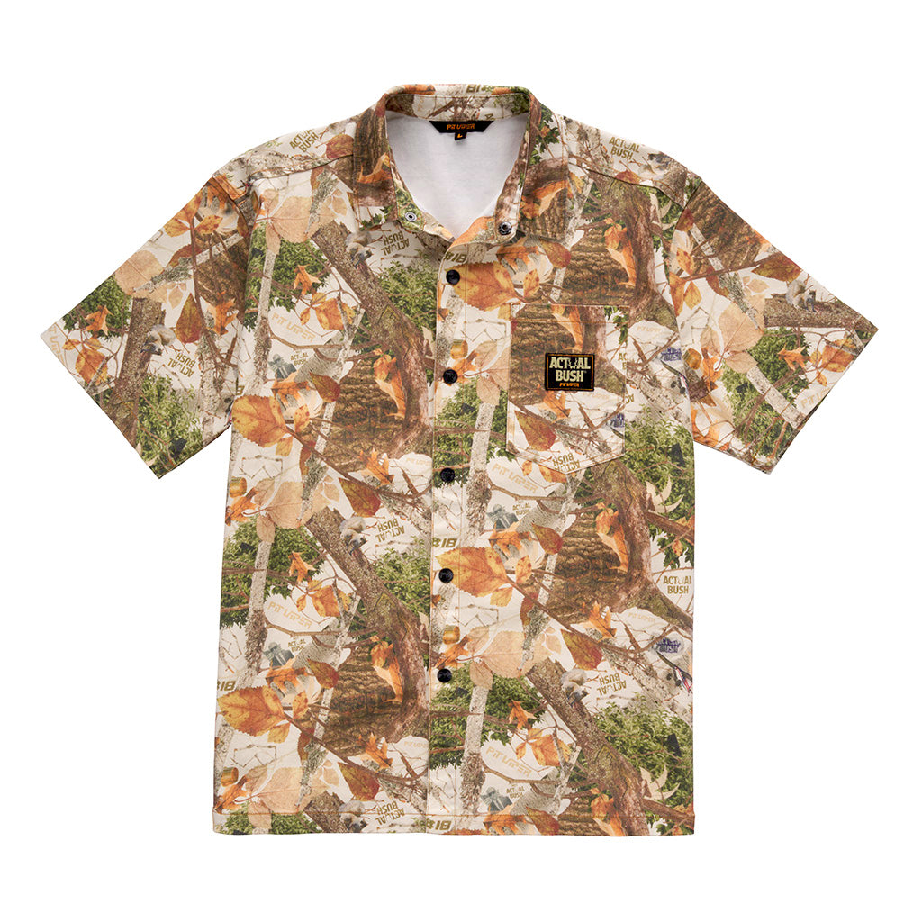 pit-viper-actualbush-sport-denim-button-up-stretchy-performance-shirt image 1