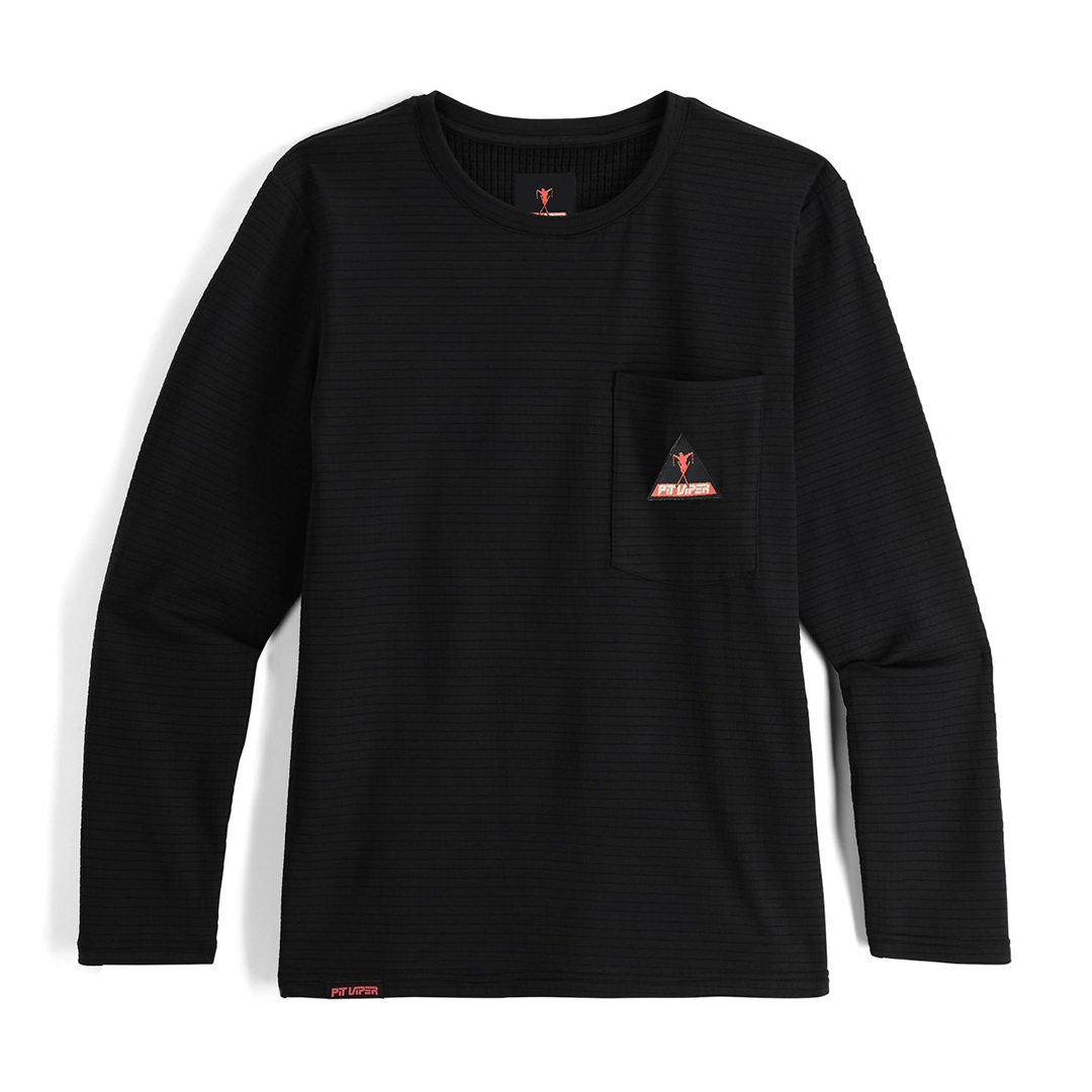 pit-viper-chris-cross-apr-s-top-moisture-wicking-grid-fleece-base-layer image 1
