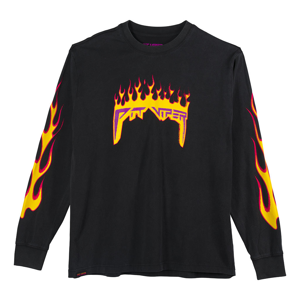 pit-viper-combustion-long-sleeve-tee-premium-cotton-graphic-shirt image 1