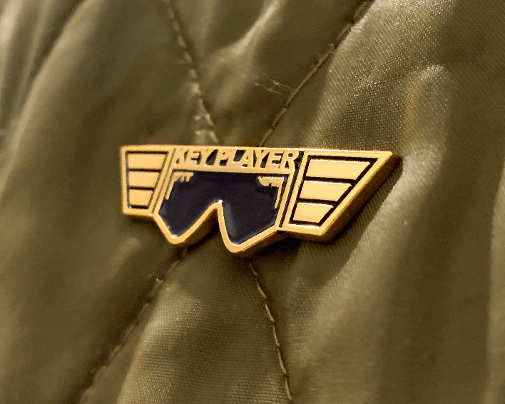 pit-viper-underground-key-player-pin-1-5-enamel-pin image 5