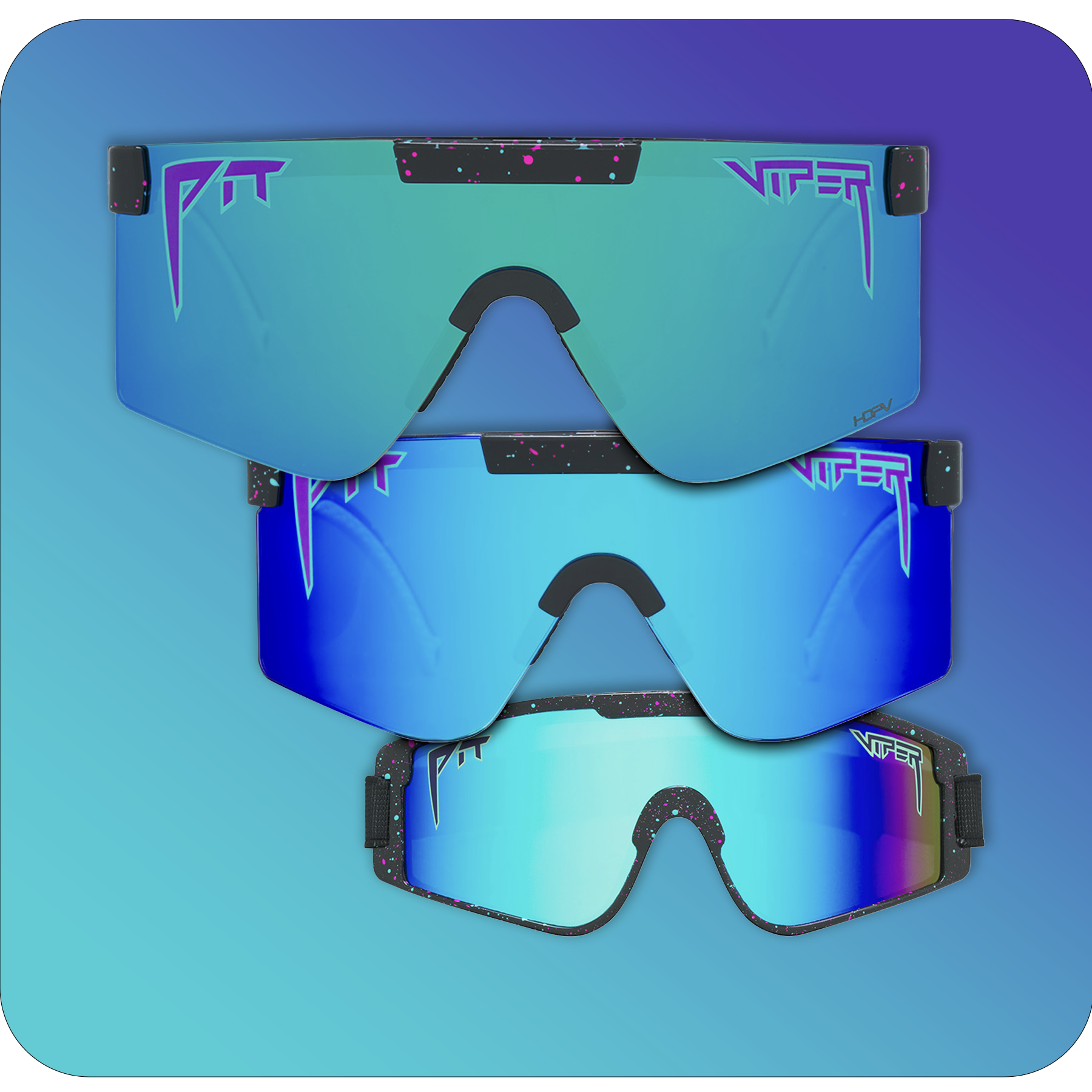pit-viper-the-midnight-family-kit-2-pack-sunglasses-bundle image 1
