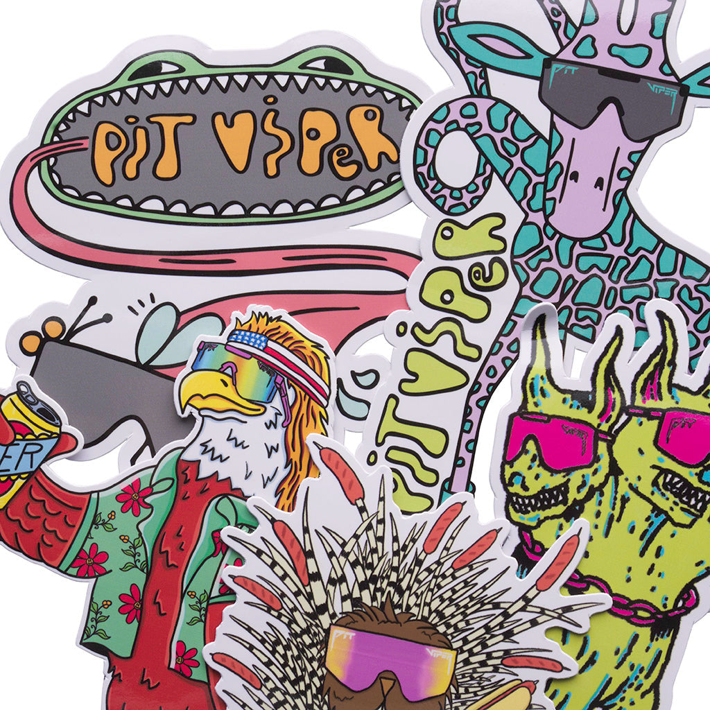 pit-viper-party-animal-sticker-pack image 7