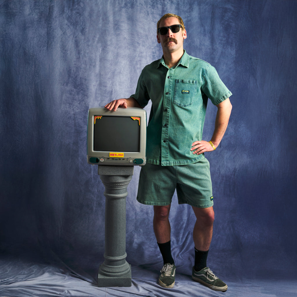 pit-viper-rec-center-sport-denim-short-sleeve-shirt image 5