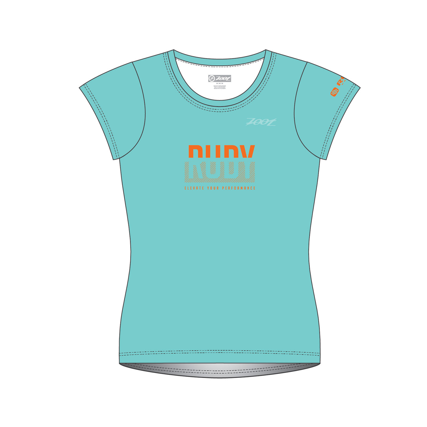 rudy-project-women-s-ltd-run-shirt-chillout-fabric-upf-50 image 5